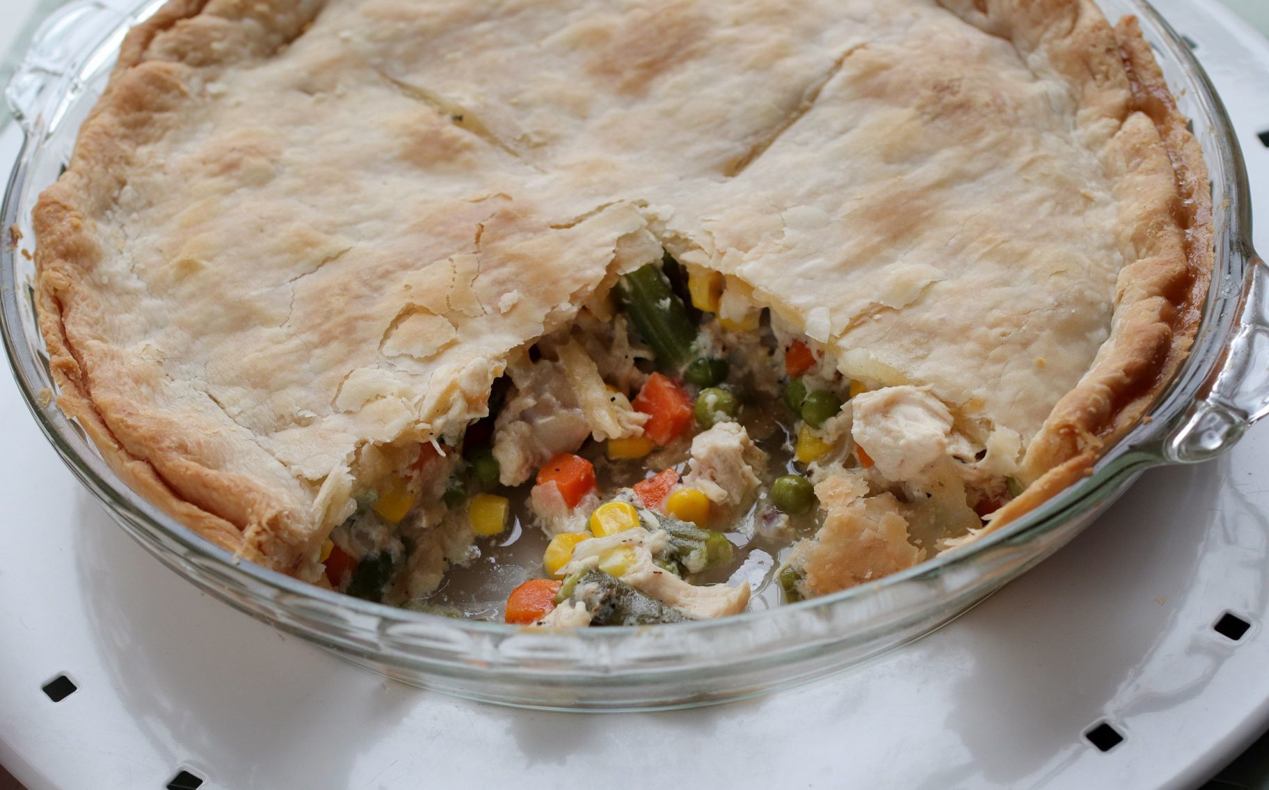 Rotisserie chicken - Amy's chicken pot pie